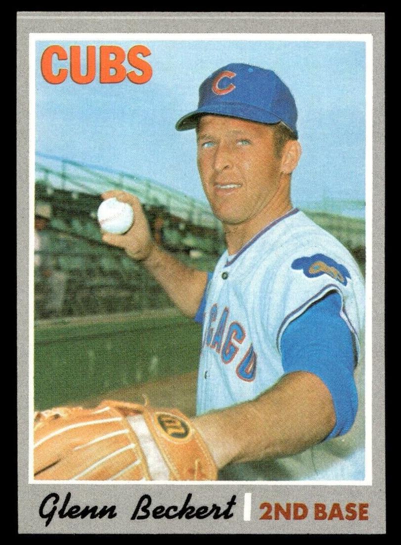 1970 Topps Baseball Glenn Beckert #480 PSA 8.5