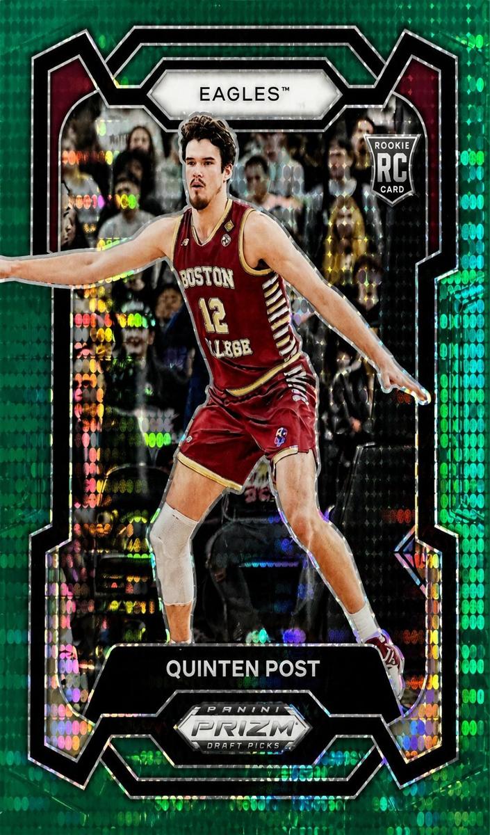 2024 Panini Prizm Draft Picks Basketball Green Pulsar Quinten Post #73