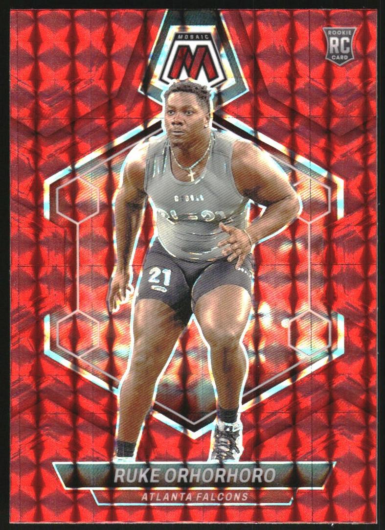 2024 Panini Mosaic Football Red Ruke Orhorhoro #335