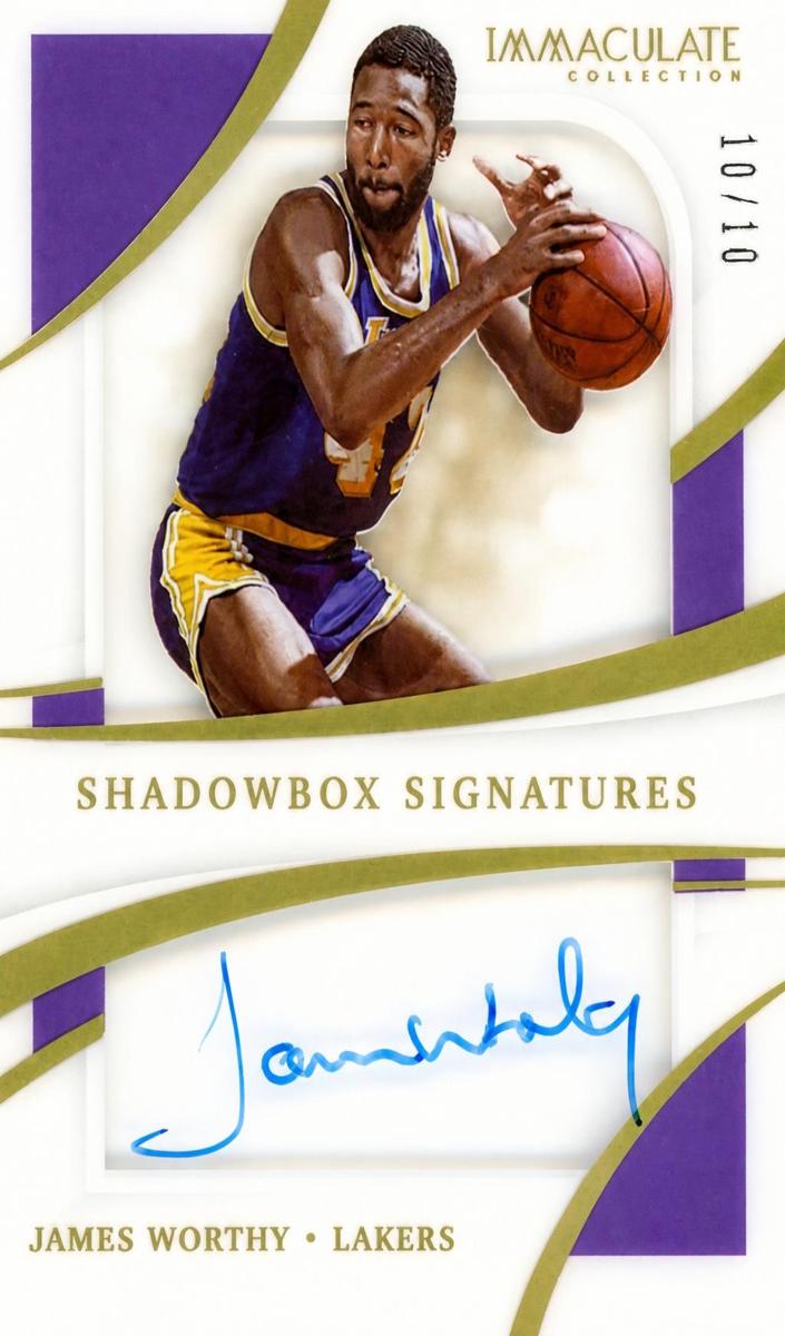 2020 Panini Immaculate Collection Basketball James Worthy #SHS-JWO