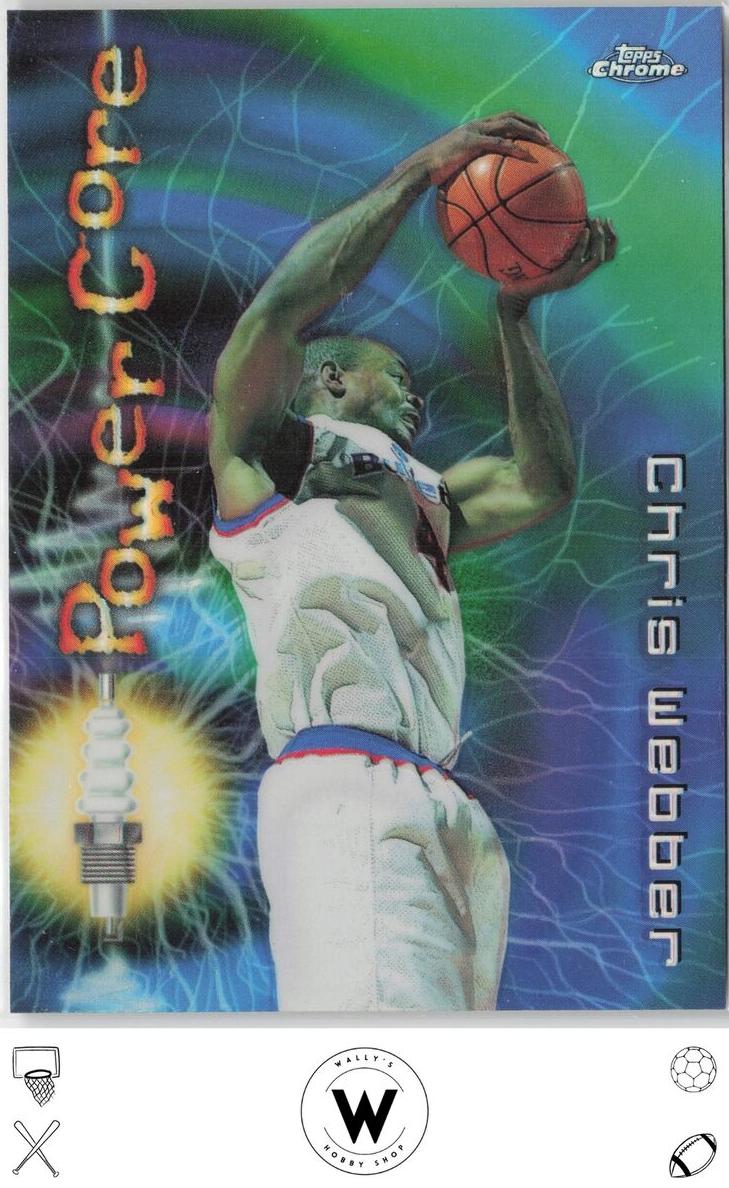 1997 Topps Chrome Basketball Refractor Chris Webber #SB19 PSA 10