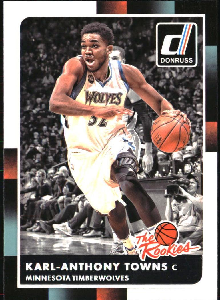 2015 Panini Donruss Basketball Karl-Anthony Towns #21 CGC 8.5