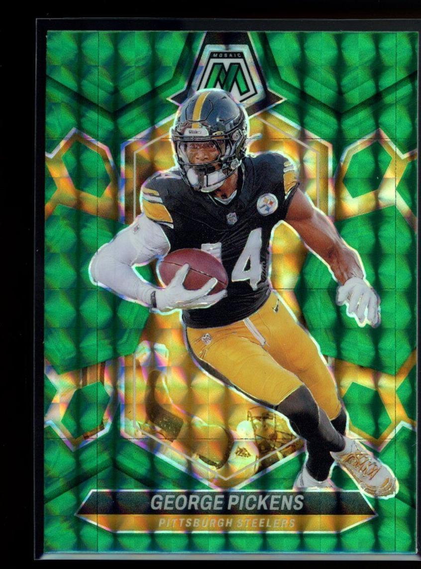 2024 Panini Mosaic Football Green George Pickens #186