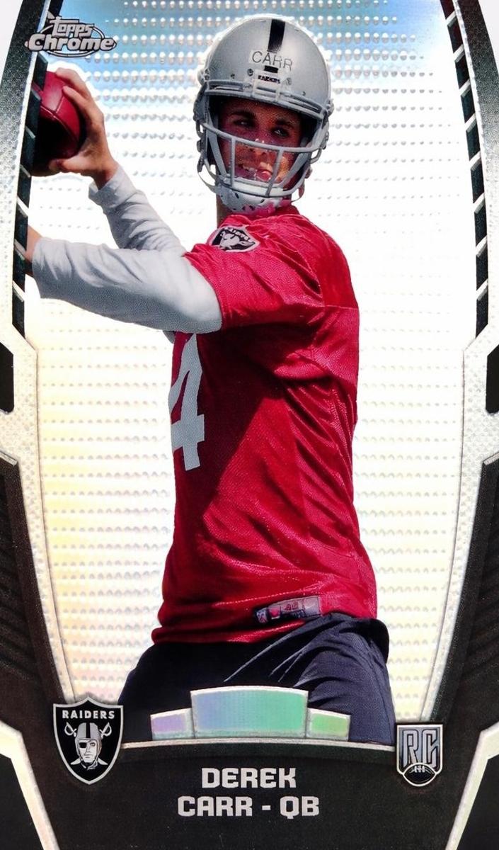 2014 Topps Chrome Football Derek Carr #CRDC-DC PSA 10