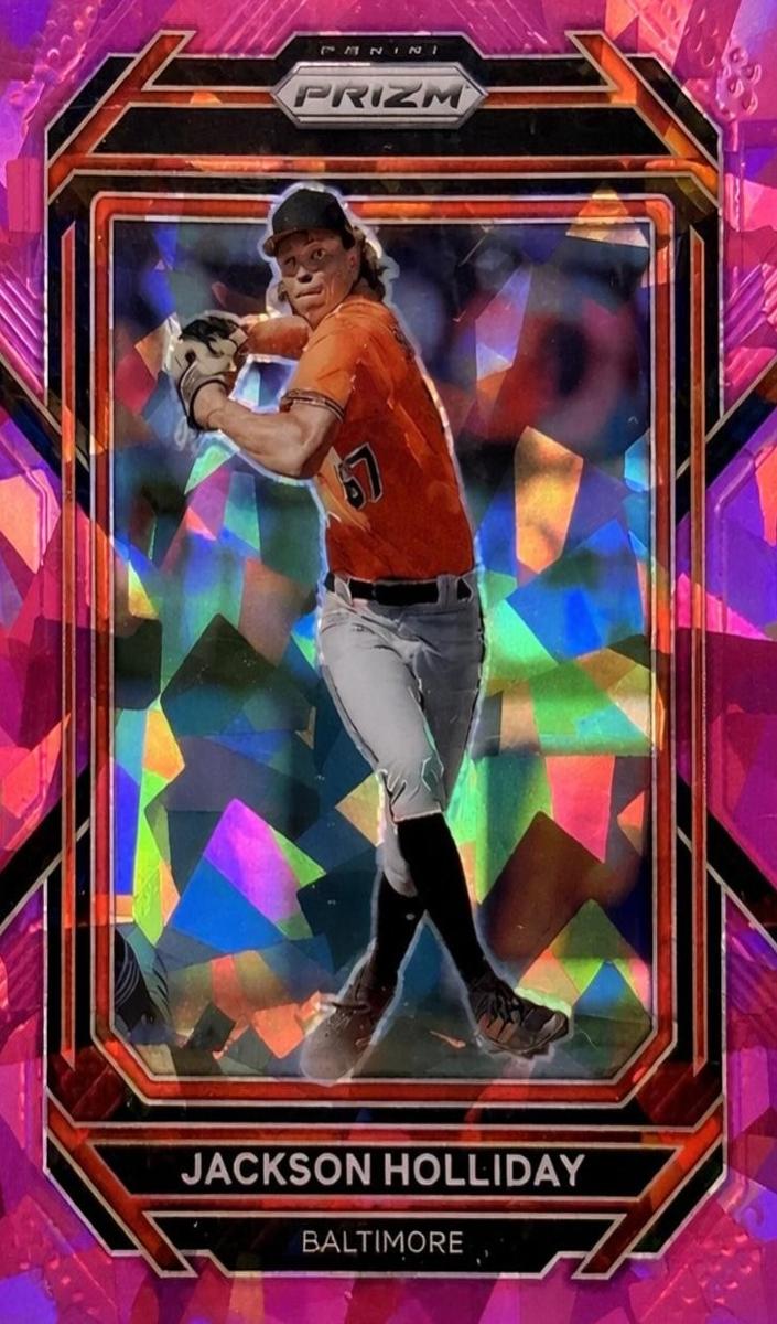 2023 Panini Prizm Baseball Pink Ice Jackson Holliday #160