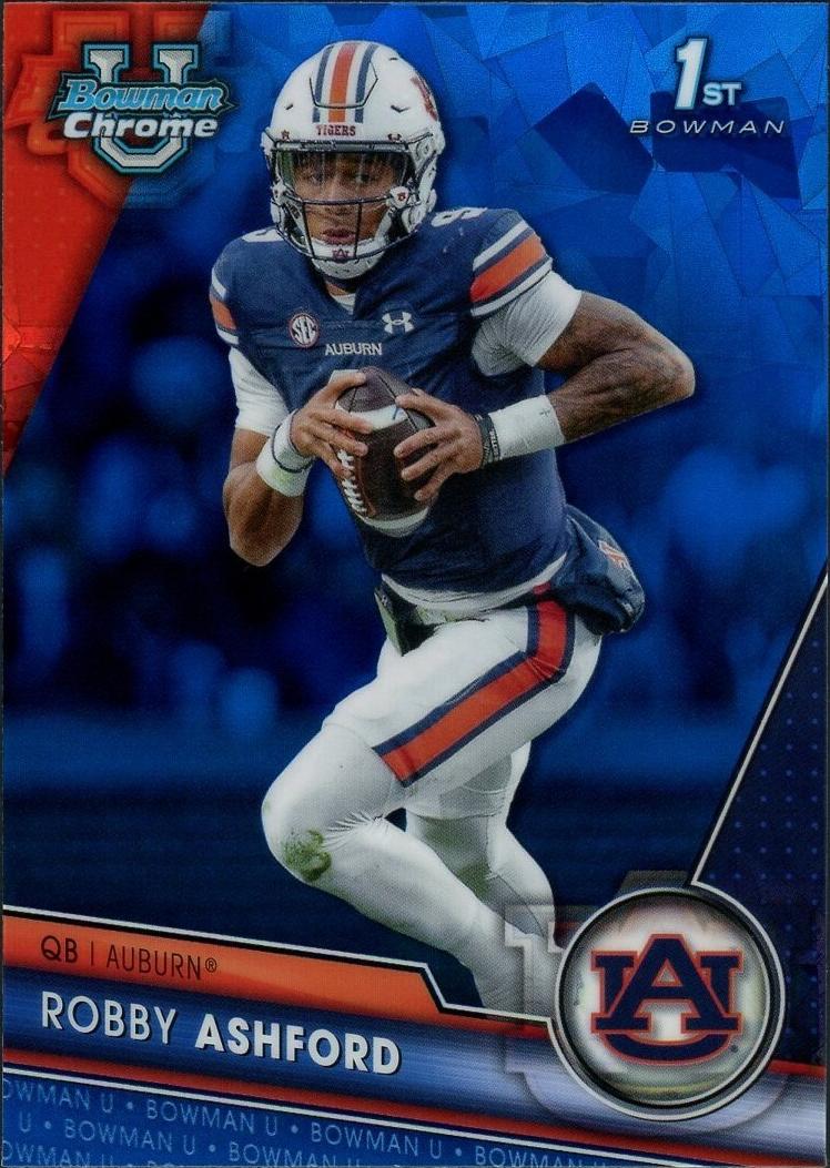 2023 Bowman Chrome University Football Robby Ashford #28