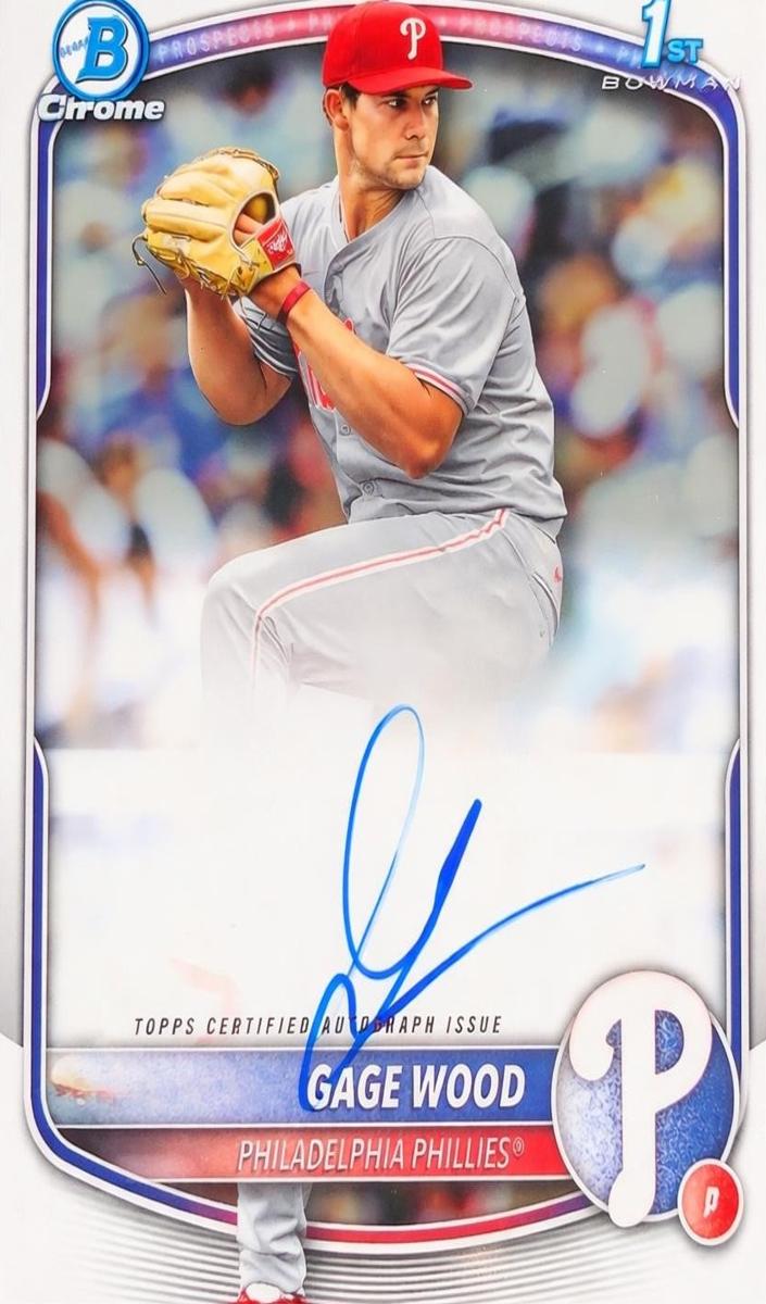 2025 Bowman Draft Chrome Baseball Gage Wood #CPA-GW