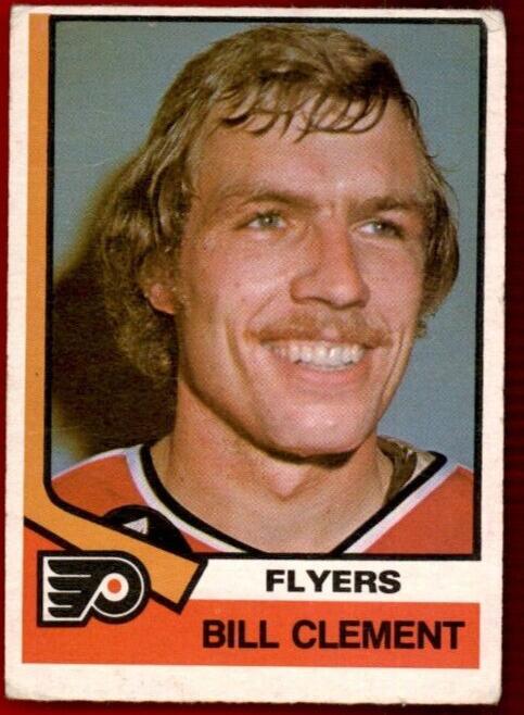 1974 O-Pee-Chee Hockey Bill Clement #357 PSA 8