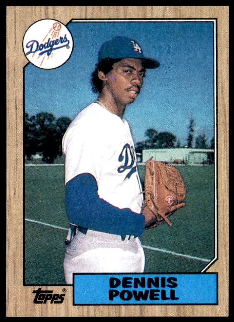 1987 Topps Baseball Dennis Powell #47