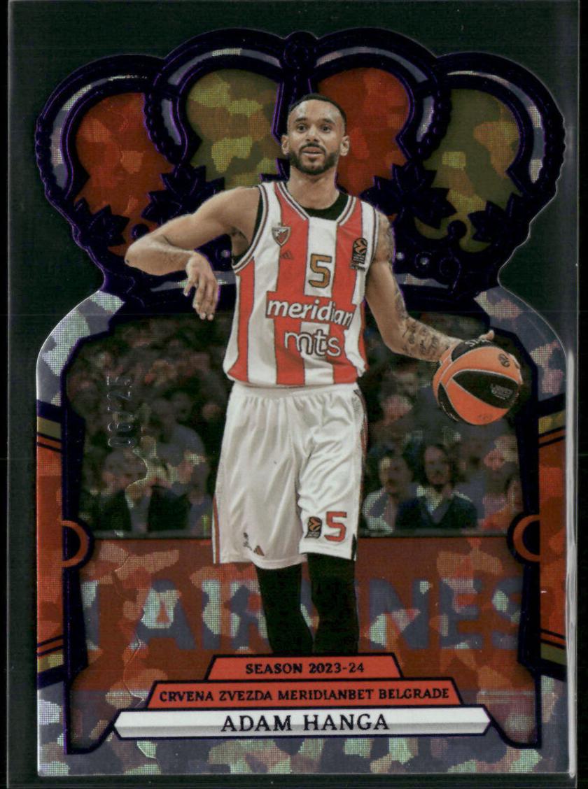 2023 Panini Crown Royale Turkish Airlines EuroLeague Basketball Crystal Purple Adam Hanga #32
