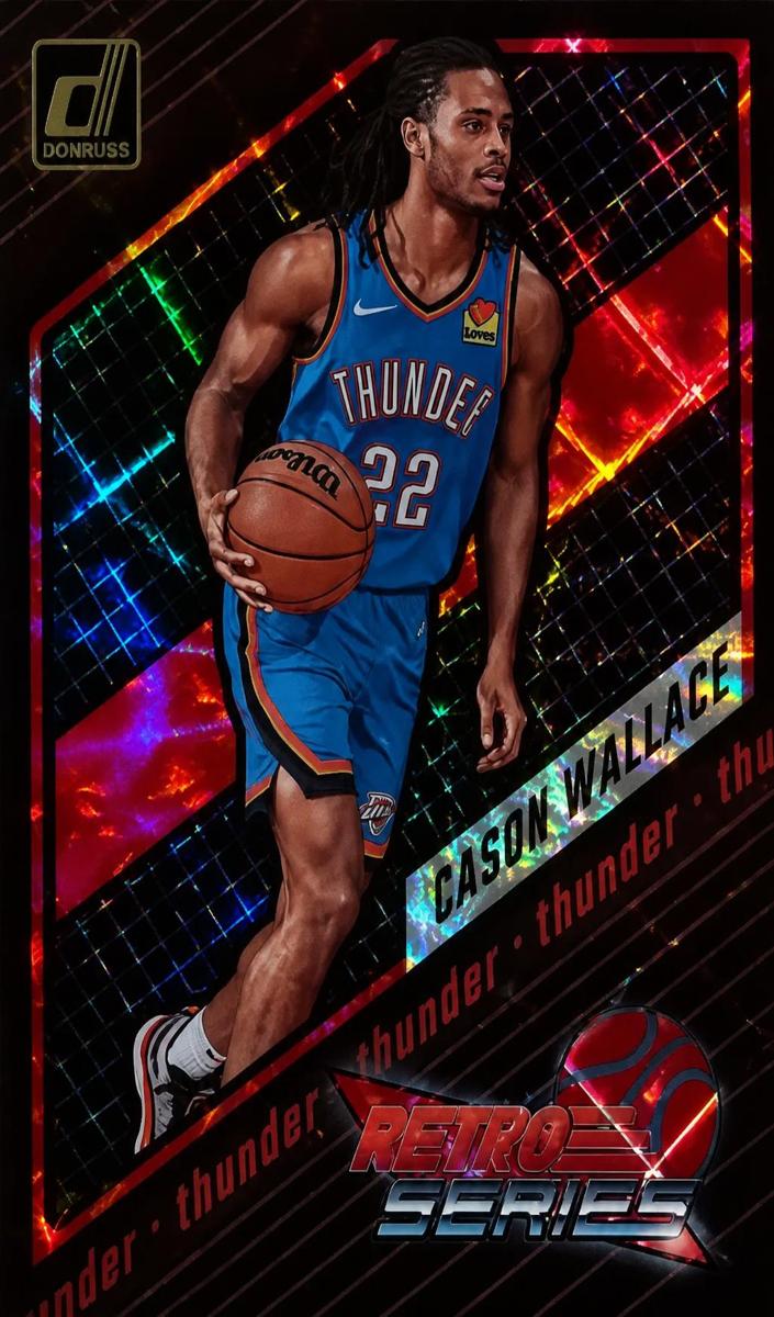 2023 Panini Donruss Basketball Red Cason Wallace #9