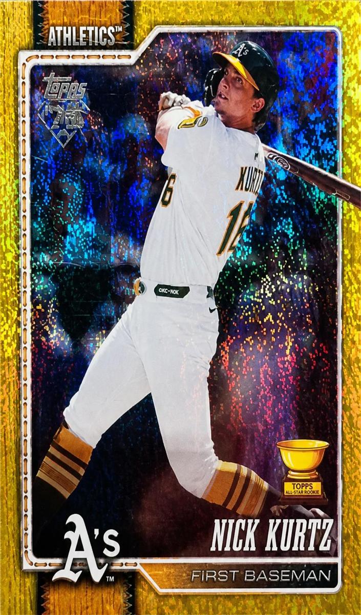 2026 Topps Baseball Yellow Holo Foil Nick Kurtz #97