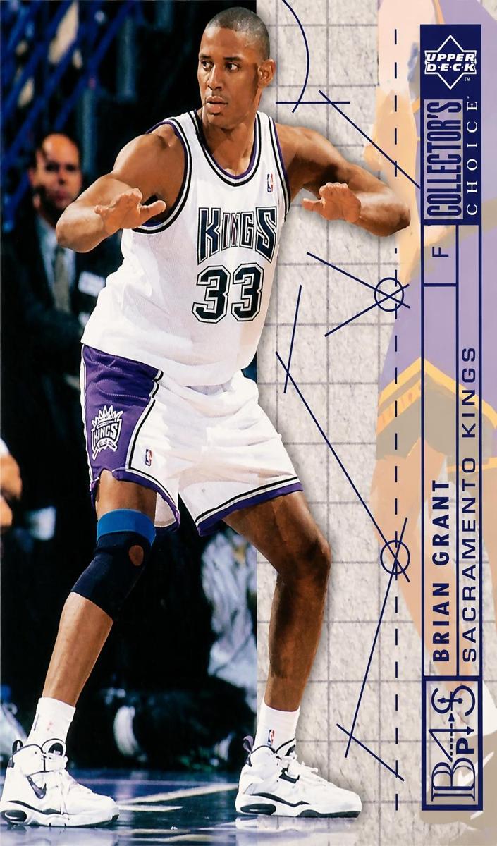 1994 Upper Deck Collector's Choice Basketball Gold Signature Brian Grant #394 PSA 9