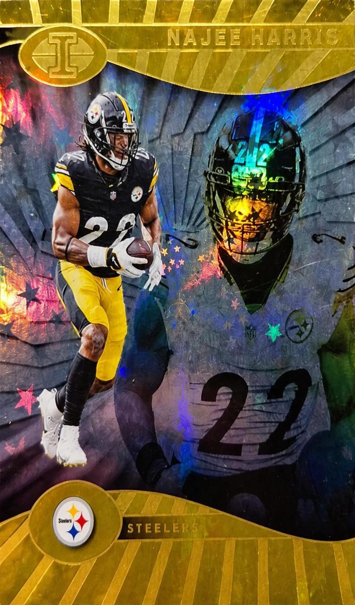 2024 Panini Illusions Football Galactic Trophy Collection Najee Harris #75