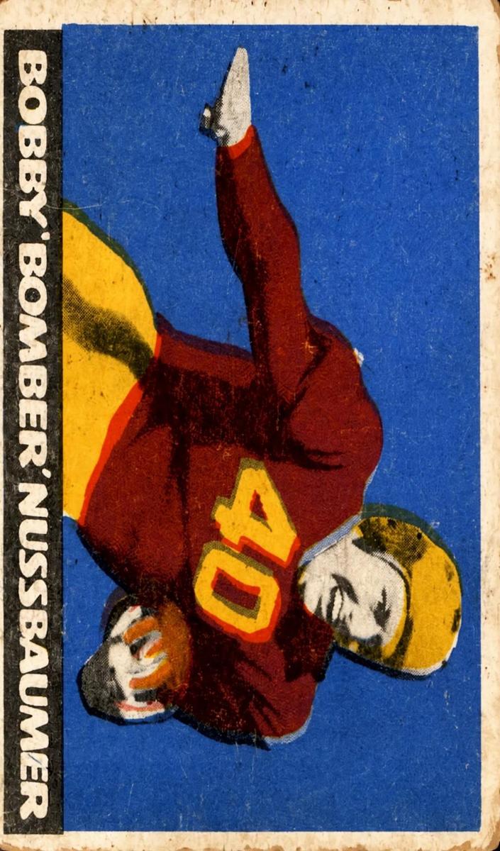 1948 Leaf Football Red Jersey Robert Nussbaumer #43