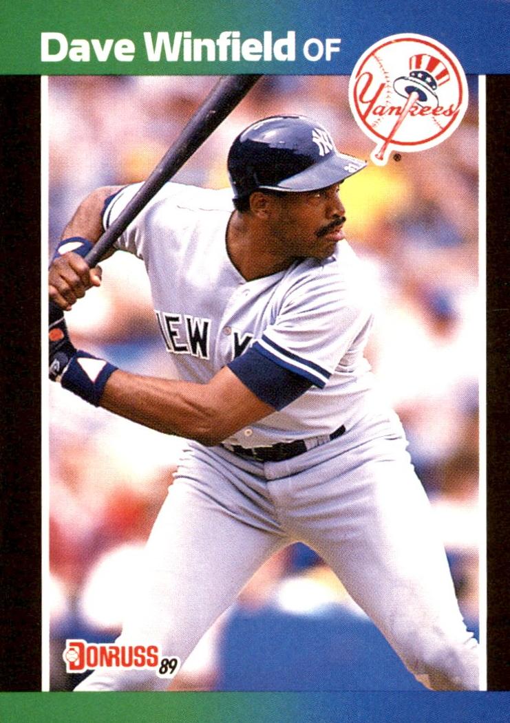 1989 Donruss Baseball Dave Winfield #159