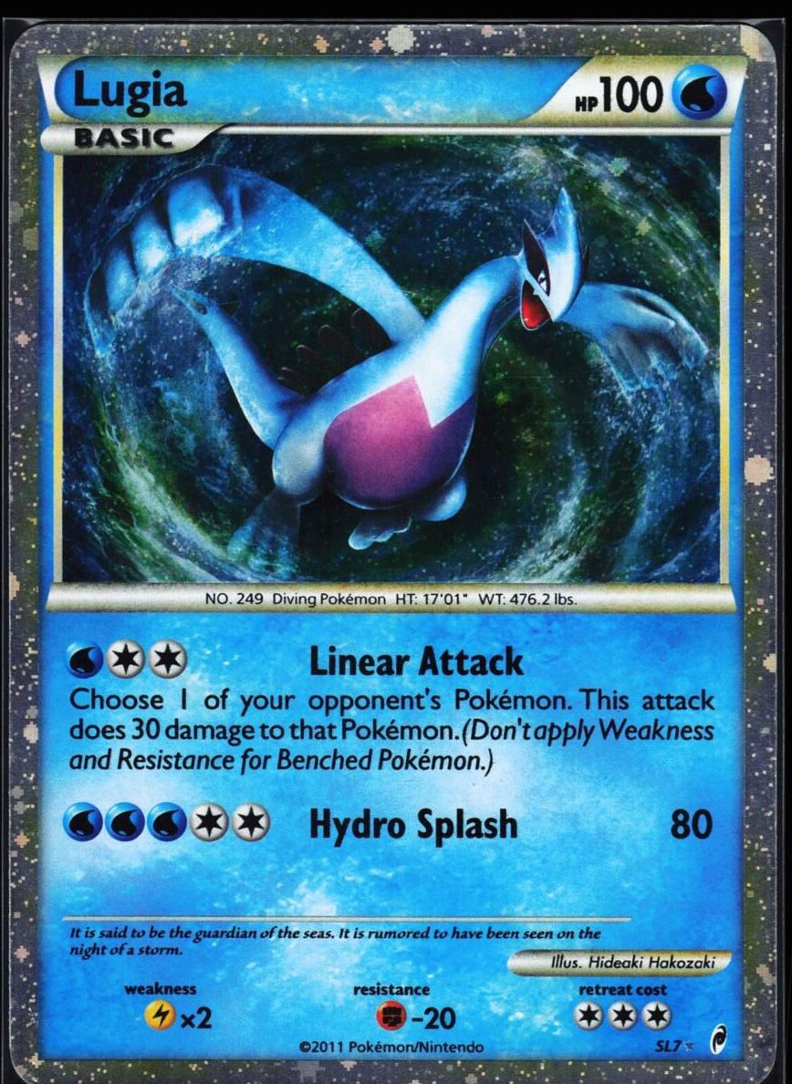 2011 Pokemon HeartGold & SoulSilver Call of Legends Lugia #SL7