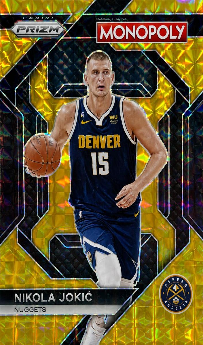 2023 Panini Prizm Monopoly Basketball Gold Nikola Jokic #PS1 PSA 10