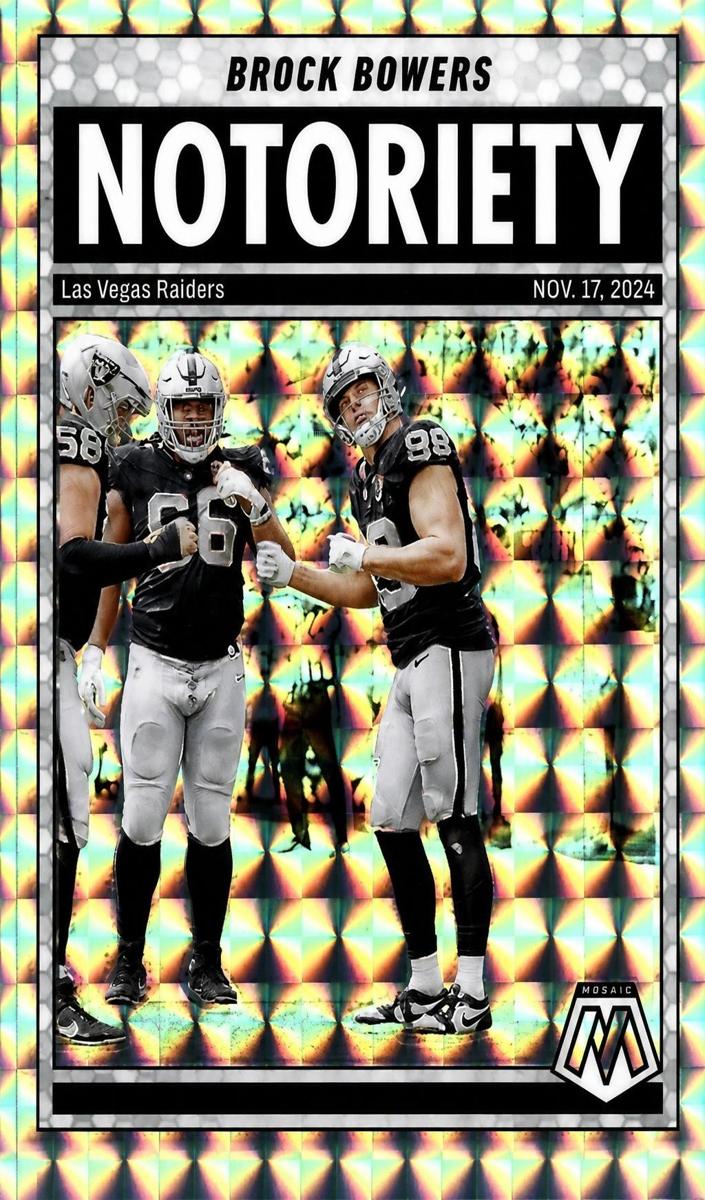 2025 Panini Mosaic Football Mosaic Brock Bowers #10