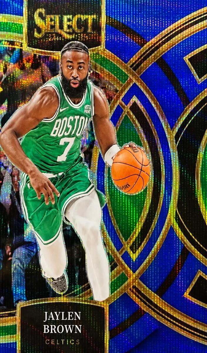 2023 Panini Select Basketball Blue Wave Jaylen Brown #179