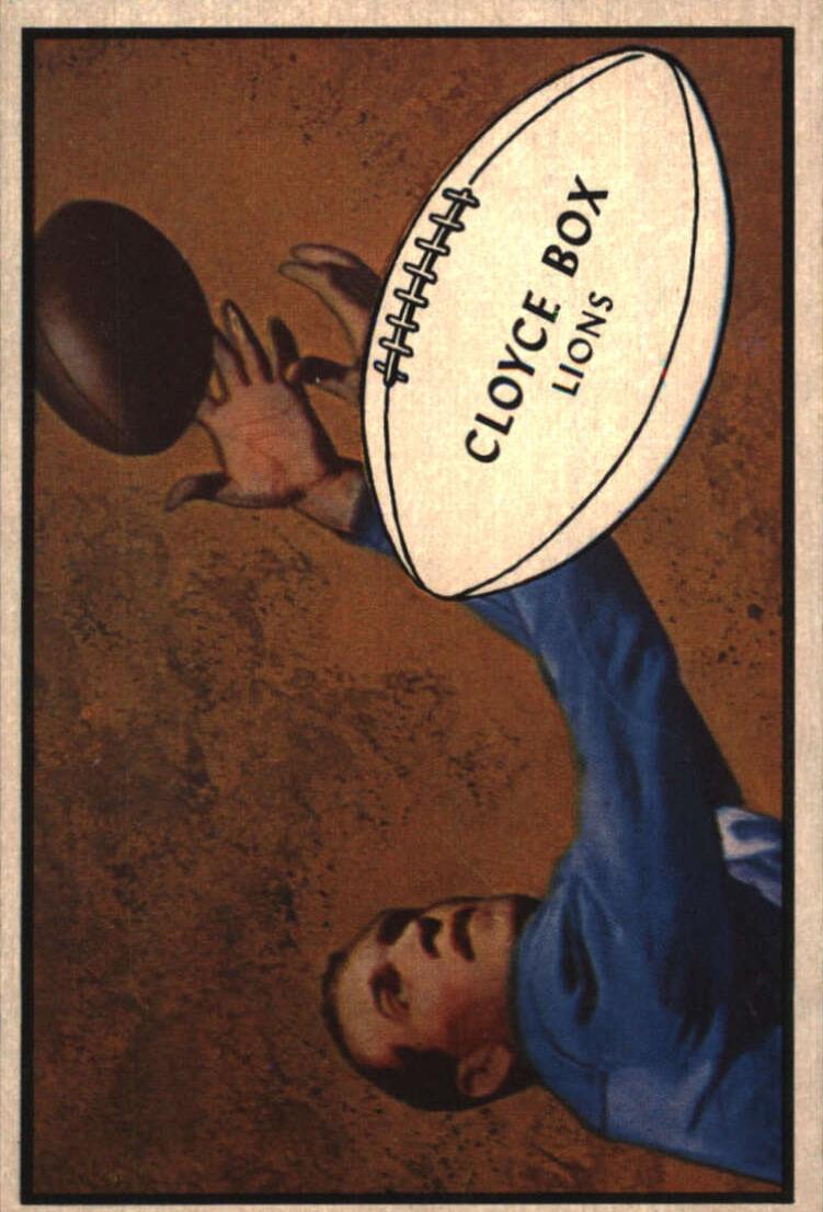 1953 Bowman Football Cloyce Box #77