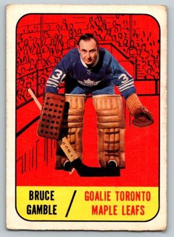 1967 Topps Hockey Bruce Gamble #18