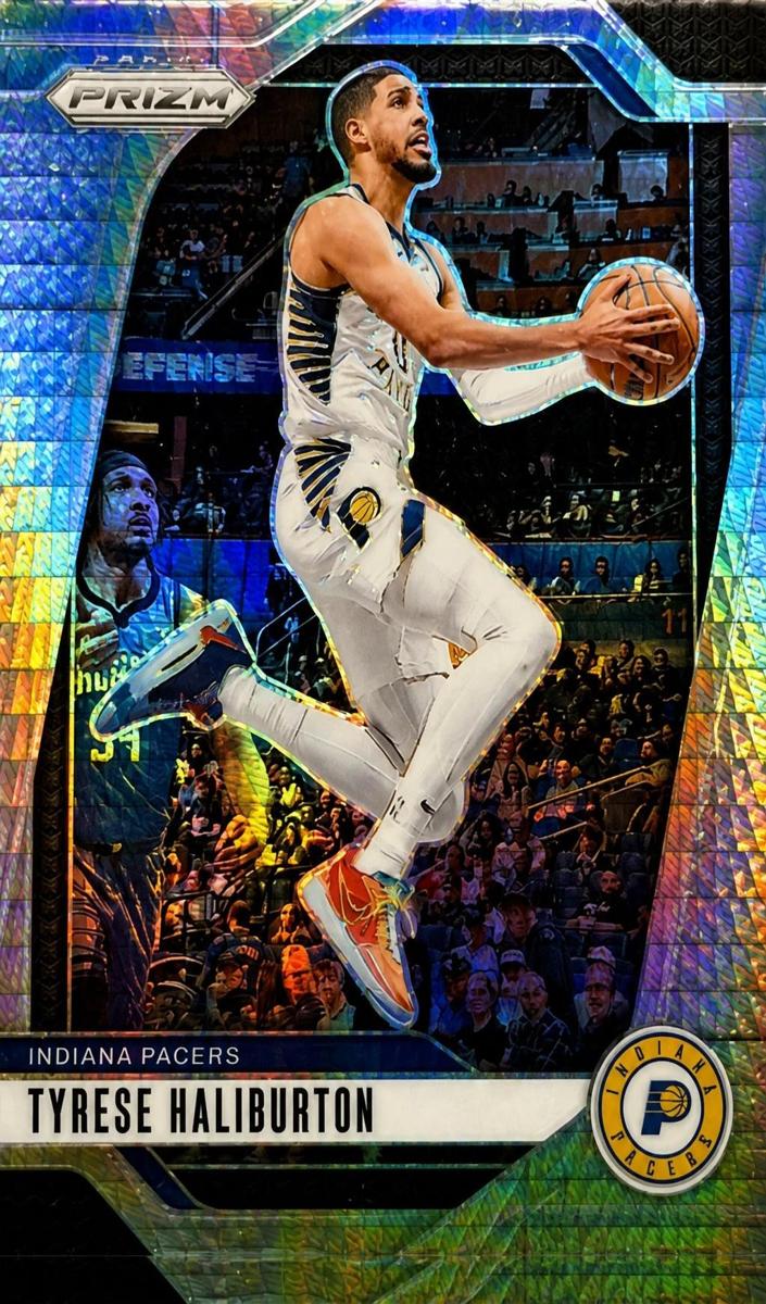 2024 Panini Prizm Basketball Hyper Tyrese Haliburton #99 PSA 9