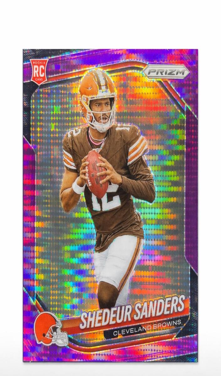 2025 Panini Prizm Football Purple Pulsar Shedeur Sanders #302