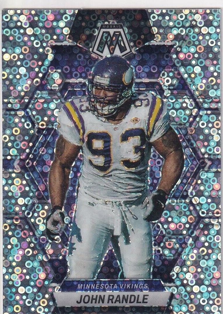 2023 Panini Mosaic Football No Huddle Silver John Randle #158