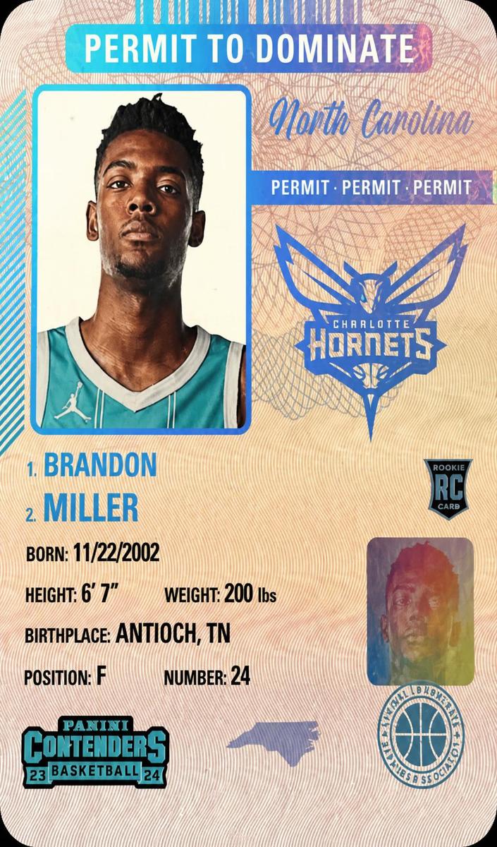 2023 Panini Contenders Basketball Brandon Miller #8 PSA 10