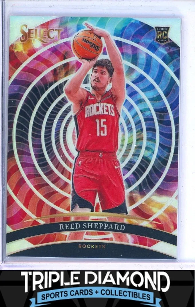 2024 Panini Select Basketball Reed Sheppard #19 PSA 8