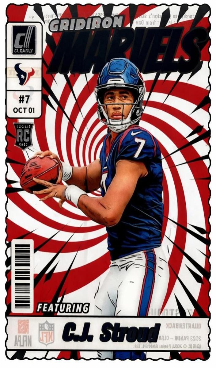 2023 Panini Clearly Donruss Football C.J. Stroud #14 PSA 8.5
