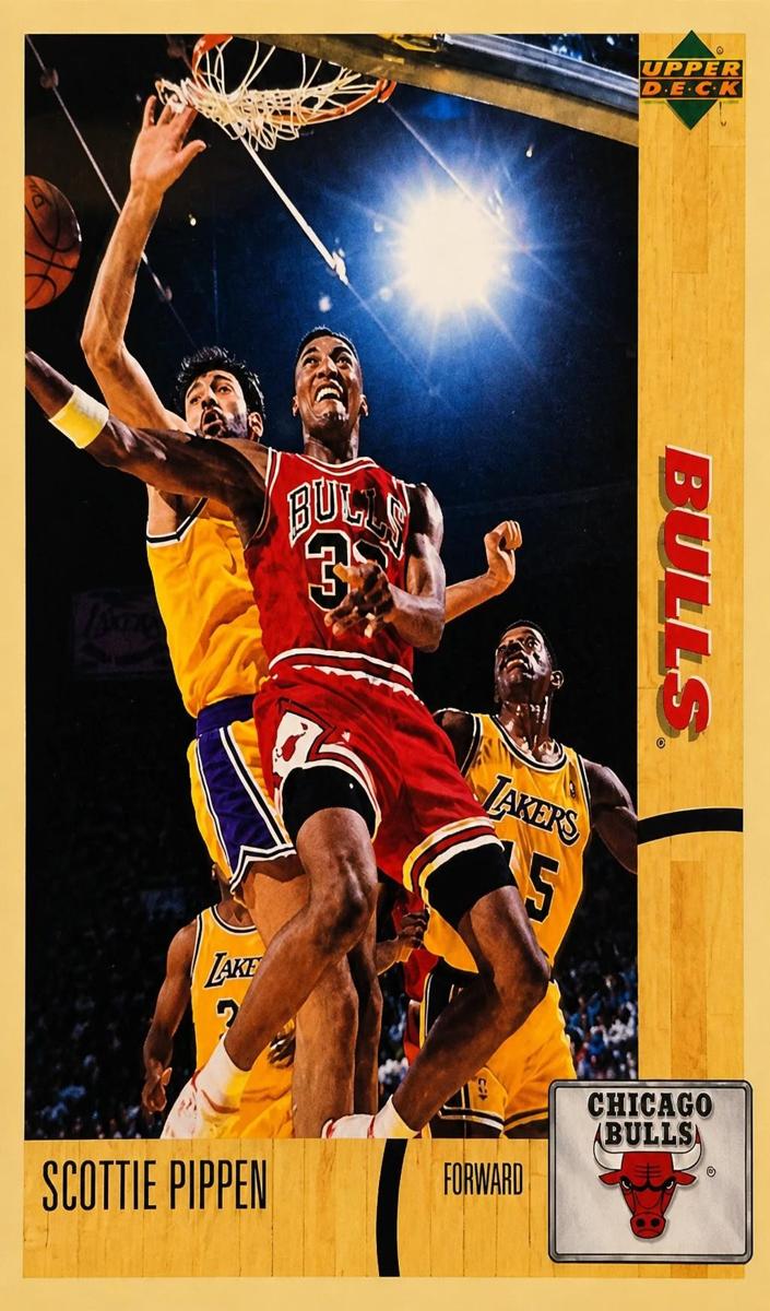 1991 Upper Deck International Basketball Scottie Pippen #39 PSA 9