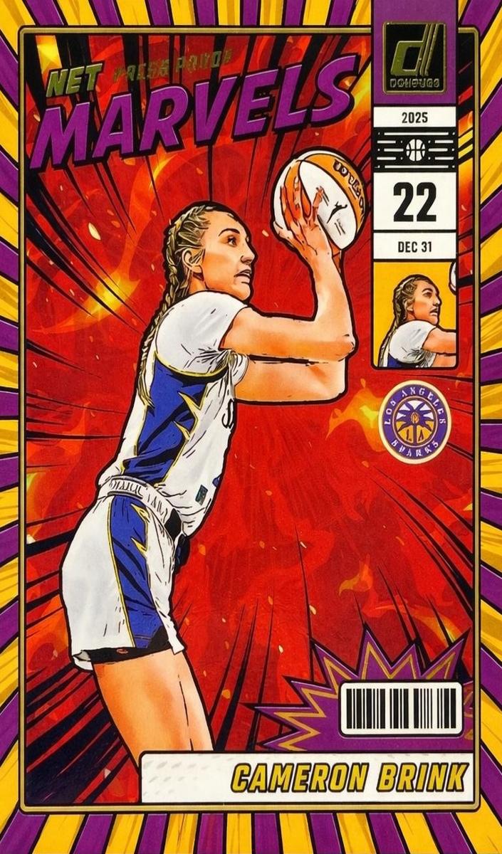 2025 Panini Donruss WNBA Basketball Press Proof Purple Cameron Brink #9 PSA 9