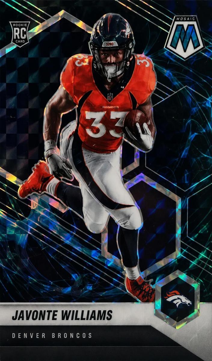 2021 Panini Mosaic Football Genesis Javonte Williams #315