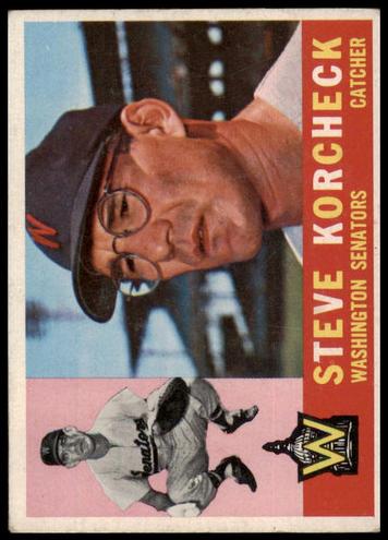 1960 Topps Baseball Steve Korcheck #56