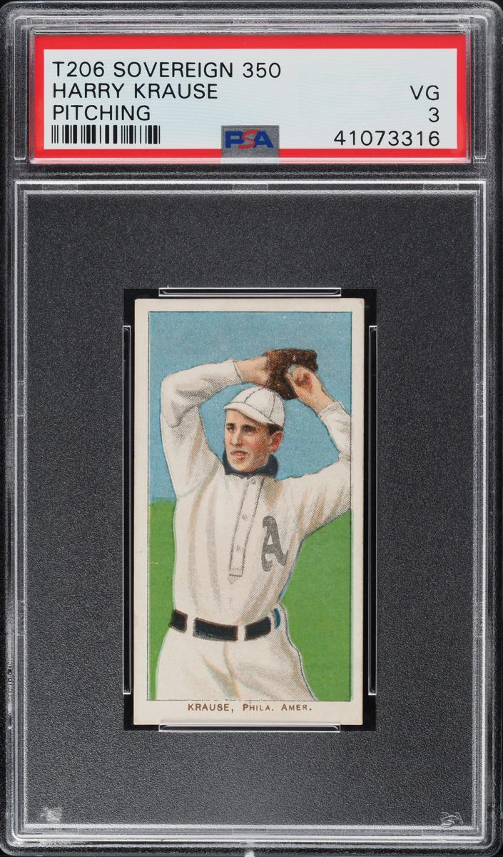 1909-11 T206 Baseball Pitching Harry Krause #NNO