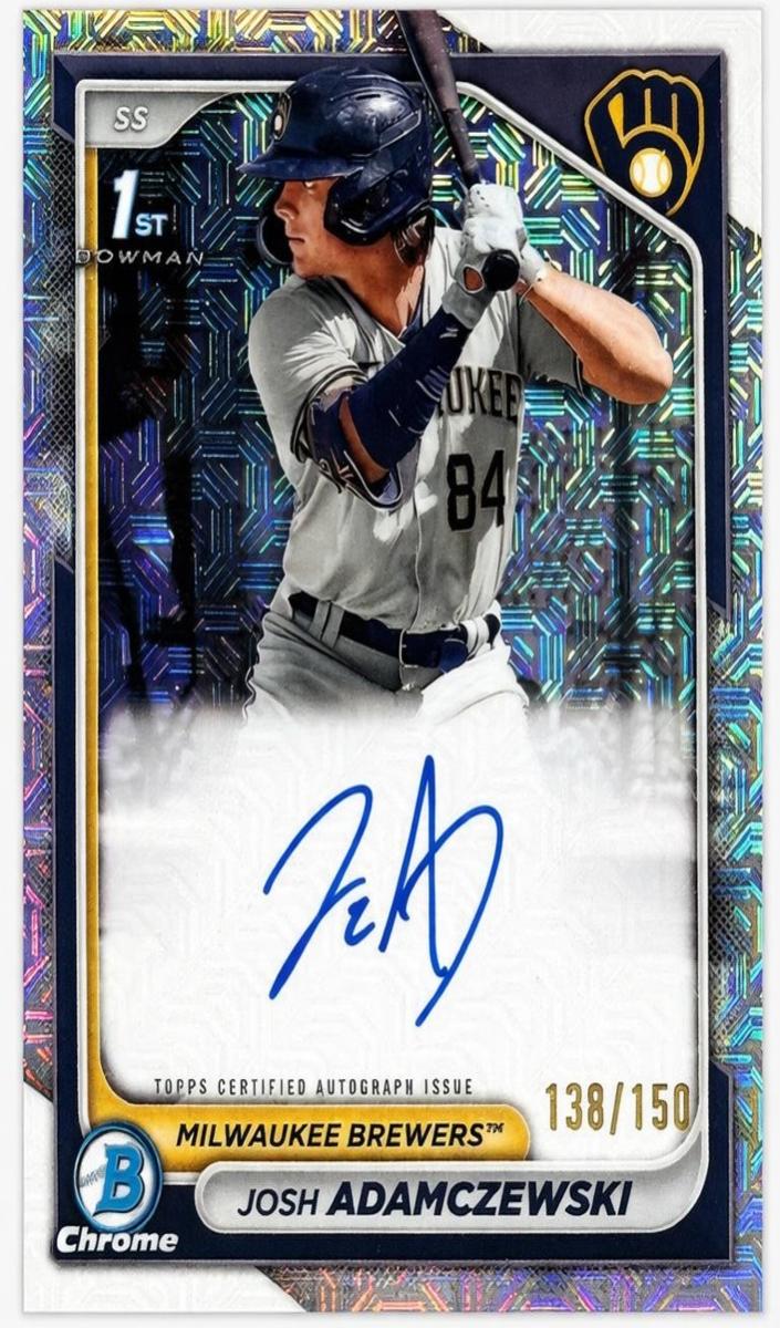 2024 Bowman Chrome Baseball HTA Choice Josh Adamczewski #CPA-JAI