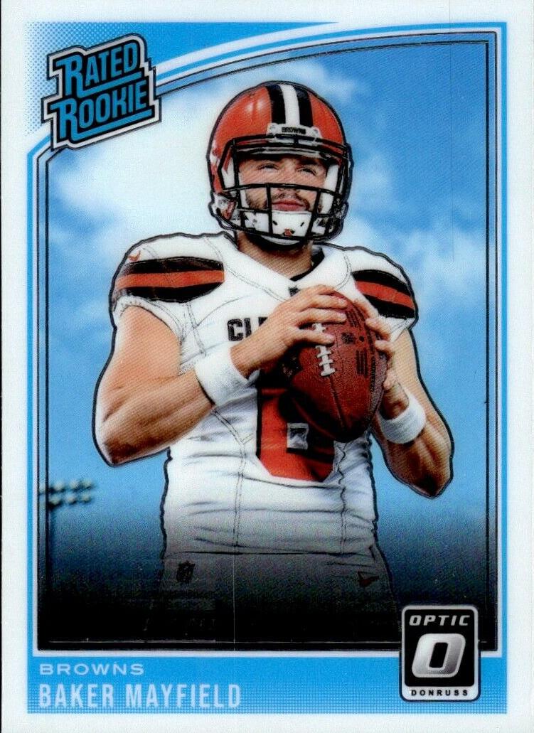 2018 Donruss Optic Football Baker Mayfield #153 RAW Ungraded