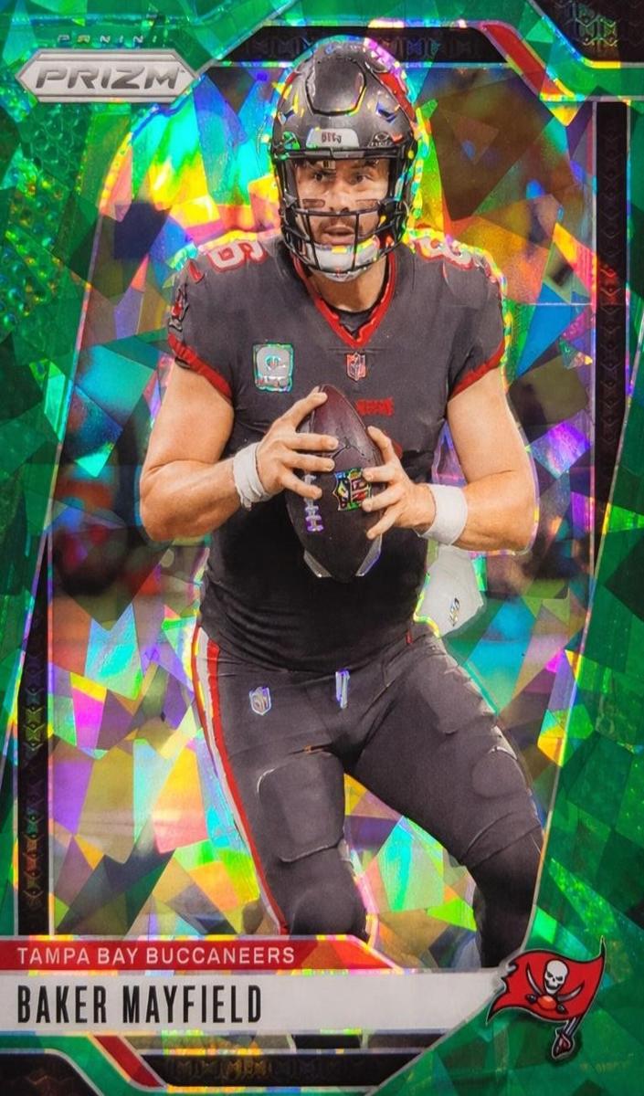 2024 Panini Prizm Football Green Ice Baker Mayfield #268