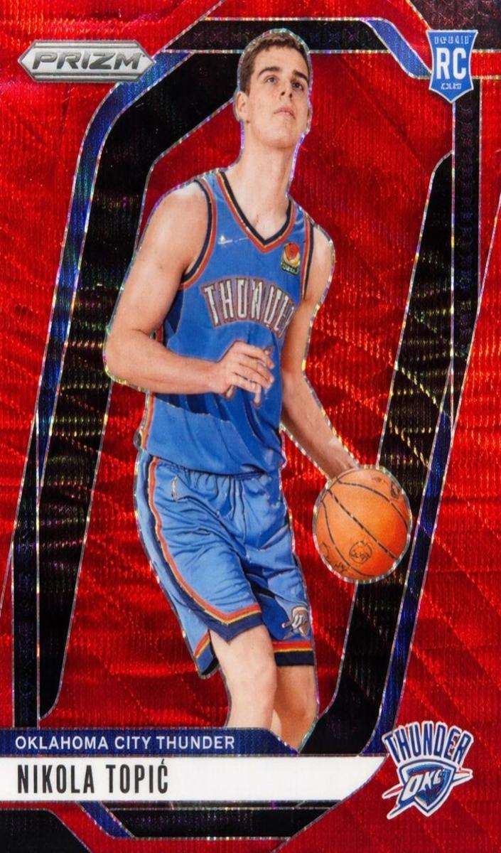 2024 Panini Prizm Basketball Ruby Wave Nikola Topic #230 PSA 9