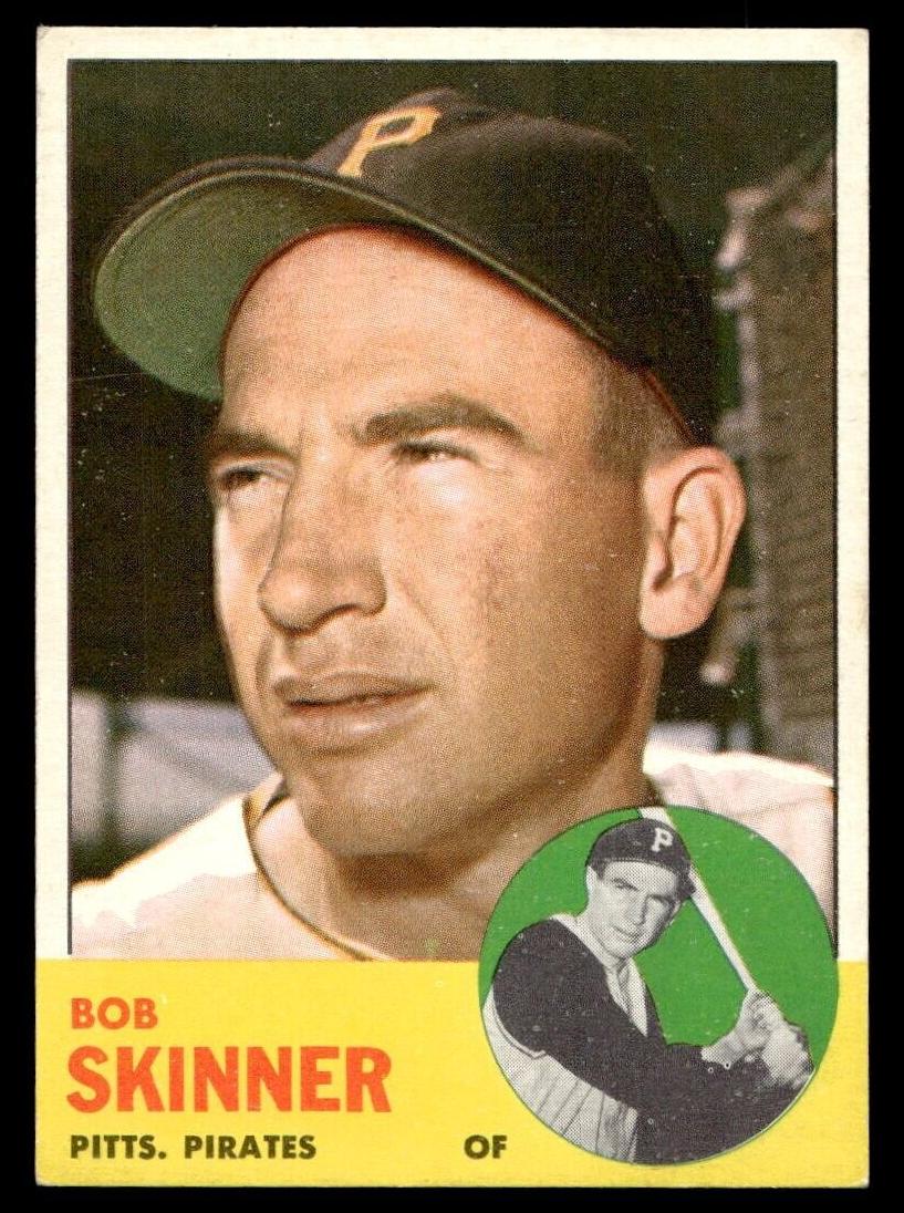 1963 Topps Baseball Bob Skinner #215 PSA 8.5