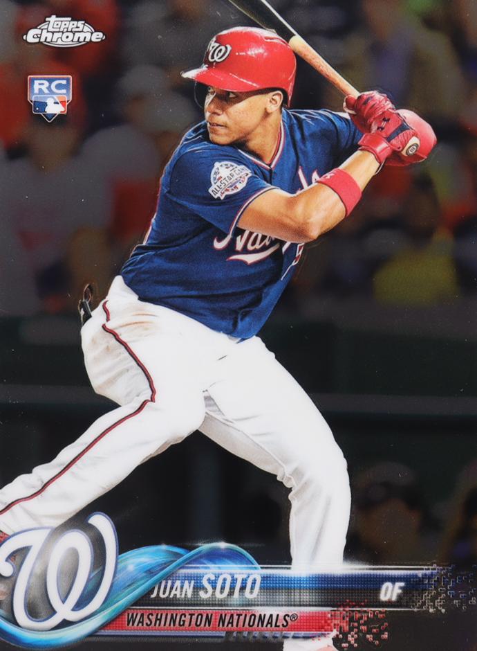 2018 Topps Chrome Update Baseball Juan Soto #HMT55 PSA 10