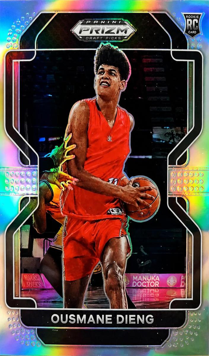 2022 Panini Prizm Draft Picks Basketball Silver Ousmane Dieng #70