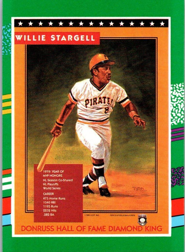 1991 Donruss Baseball Willie Stargell #702 PSA 9