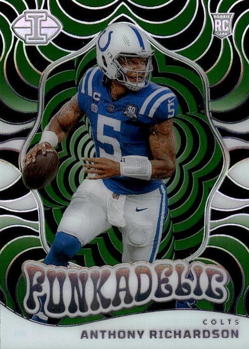 2023 Panini Illusions Football Emerald Anthony Richardson #11 PSA 9