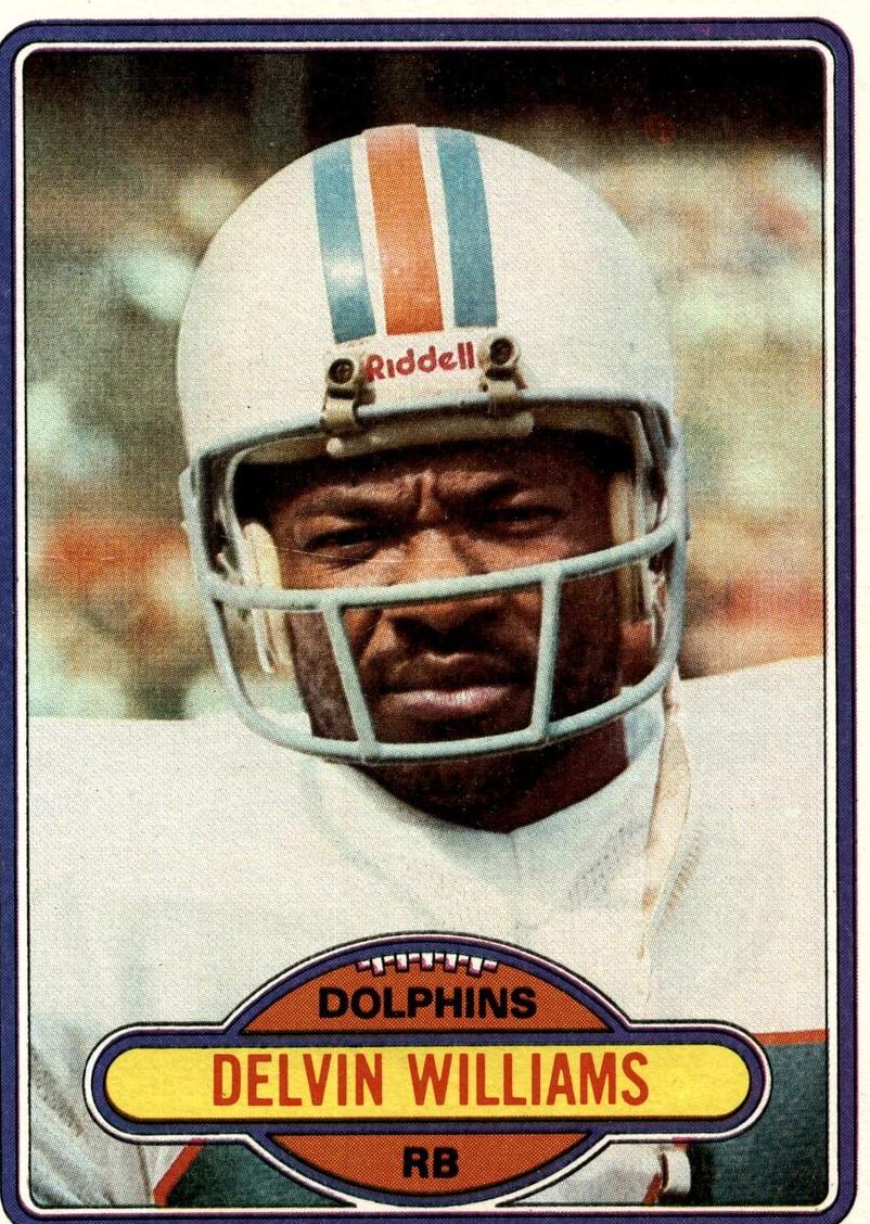 1980 Topps Football Delvin Williams #115 PSA 10
