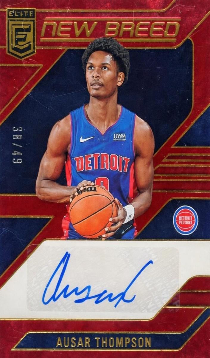 2023 Donruss Elite Basketball Red Ausar Thompson #NB-ATD PSA 10