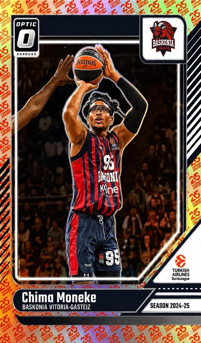 2024 Donruss Turkish Airlines EuroLeague Basketball 25th Anniversary Chima Moneke #66
