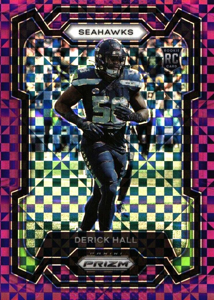 2023 Panini Prizm Football Purple Power Derick Hall #388